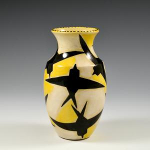 Vaso con rondini in volo - Manlio Trucco, La Fenice, 1925 circa